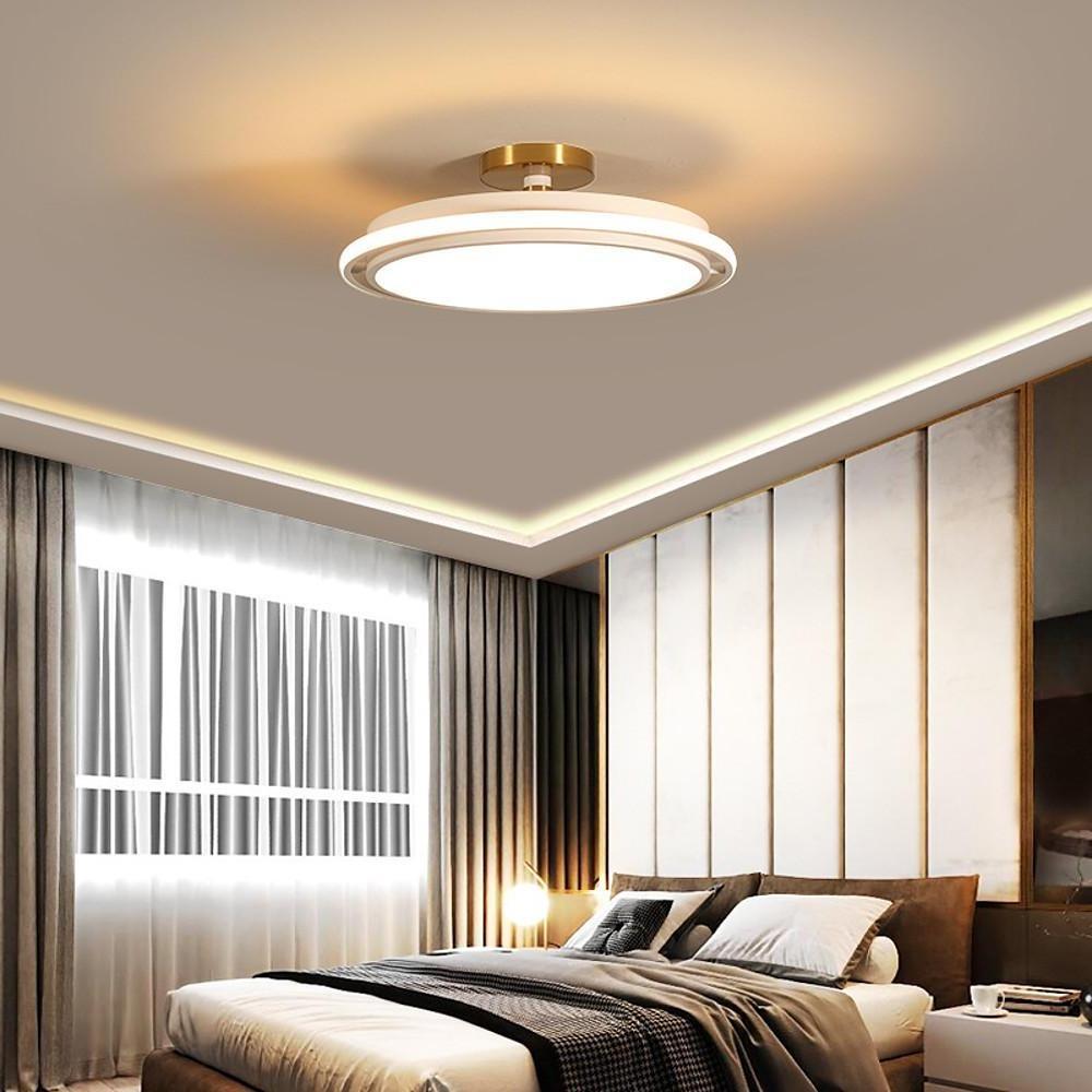 Circular LED Modern Flush Mount Lighting Ceiling Lights Hanging Light