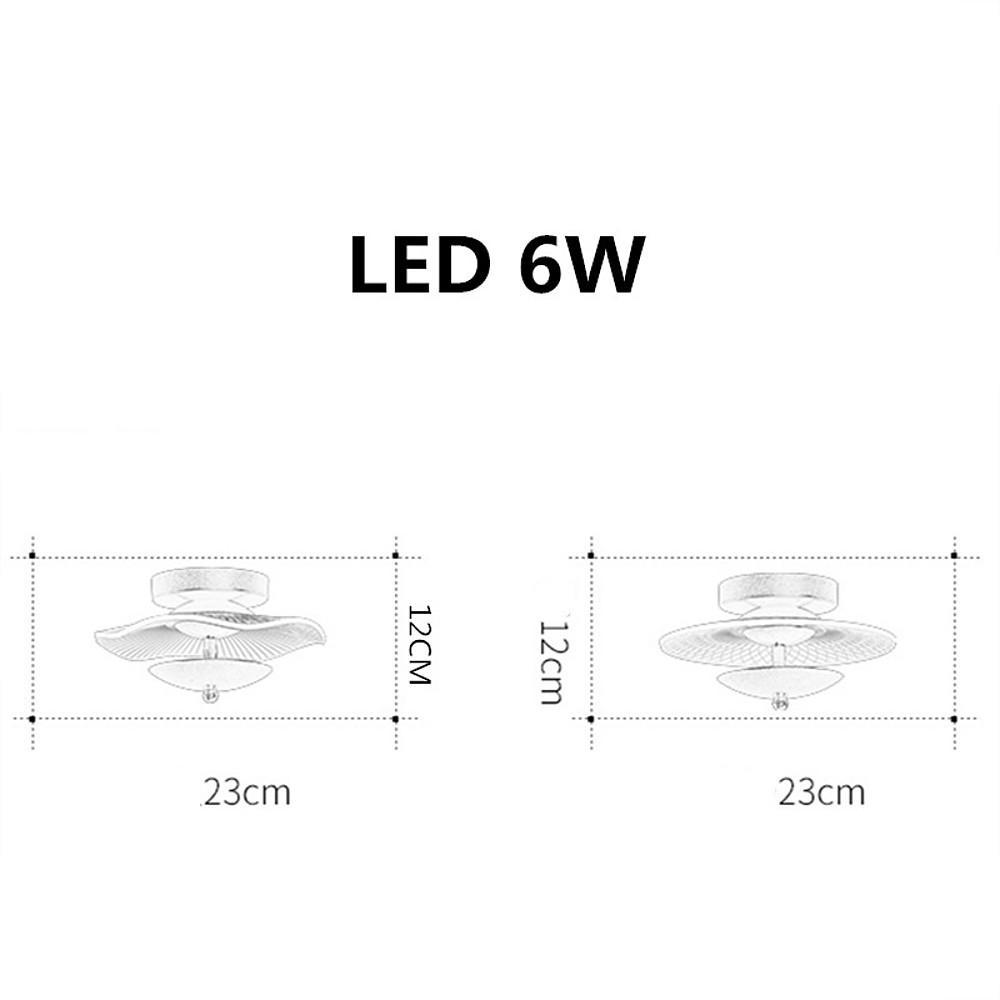 Unique Round 6W LED Modern Ceiling Lights Flush Mount Lighting