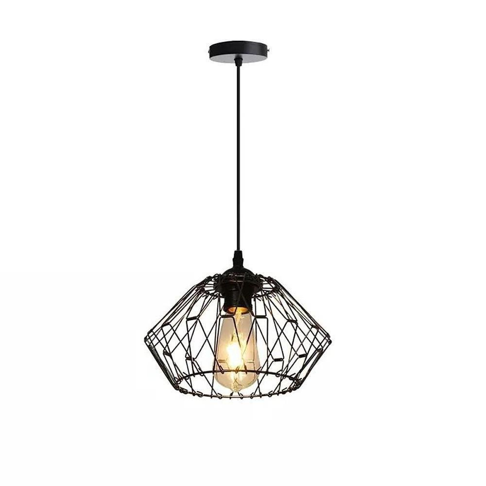 Wire Lantern Island Kitchen Pendant Lighting Country Metal Pendant Lighting