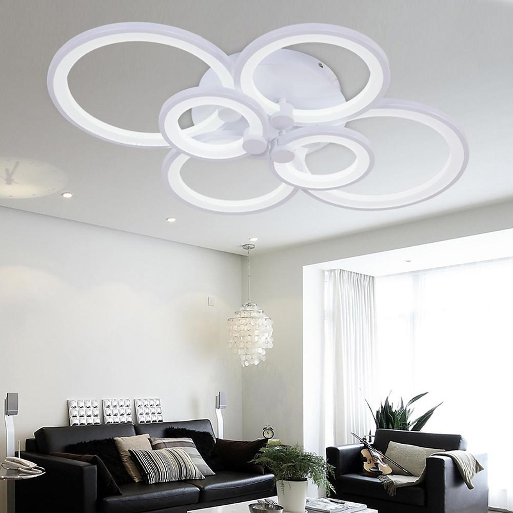 Multi Circles Dimmable LED Modern Ceiling Lights Flush Mount Lighting