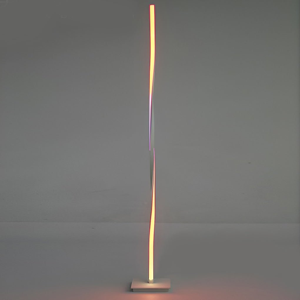 49 Inch LED Twisted Floor Lamp