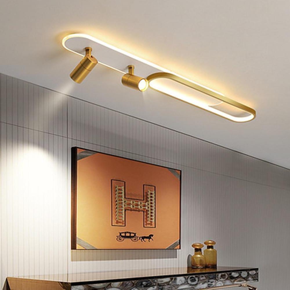 Spotlight Rectangles Metal Modernist Style Design Flush Mount Lighting LED Ceiling Light