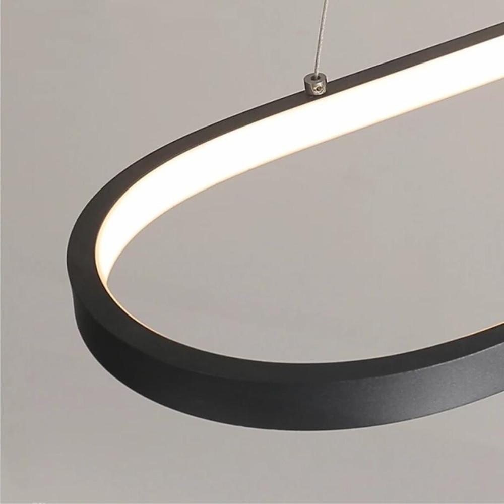 Rounded Rectangle Pendant Lights for Kitchen Acrylic Pendant Lighting