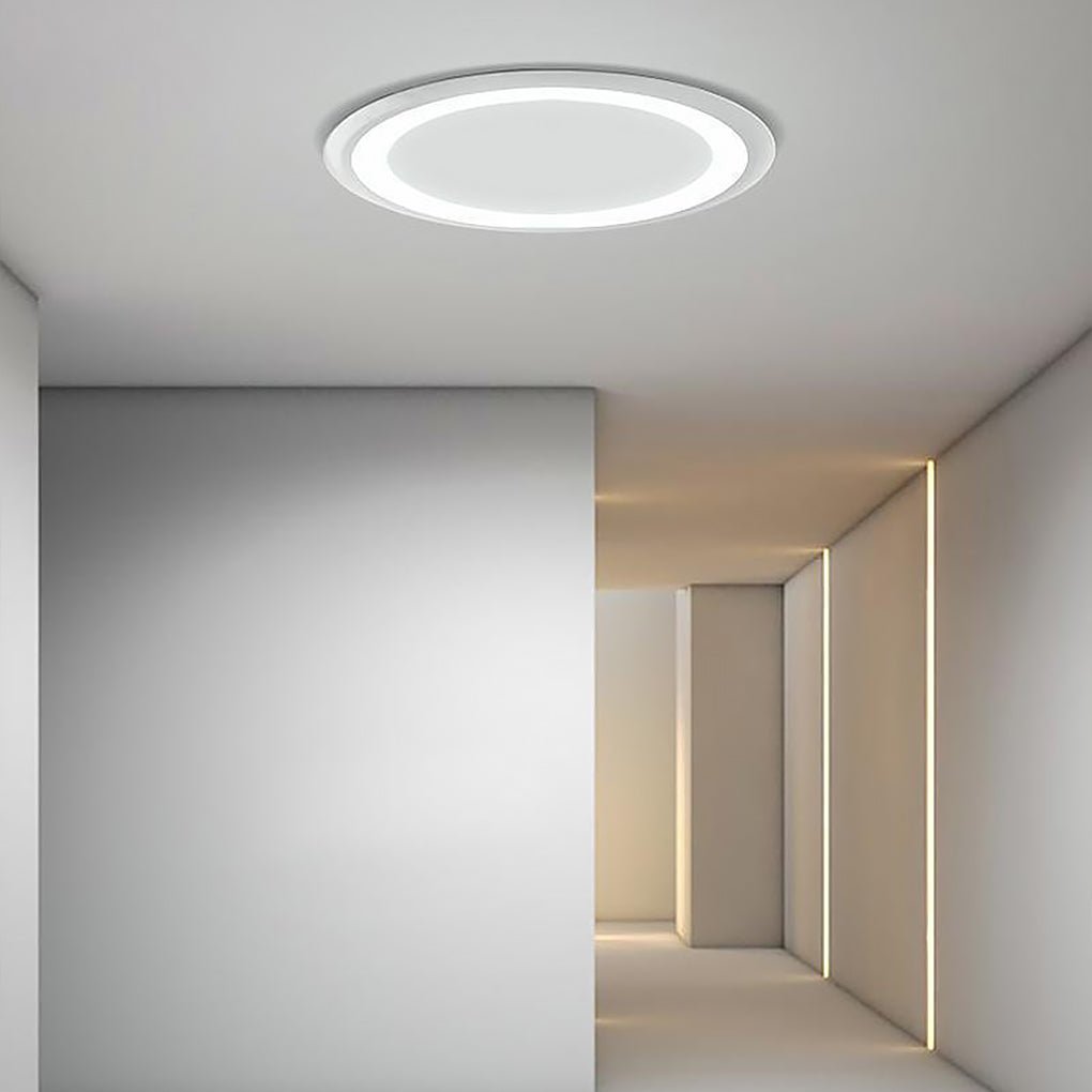 Ultrathin Roundness Flush Mount LED Lights Acrylic Ceiling Light