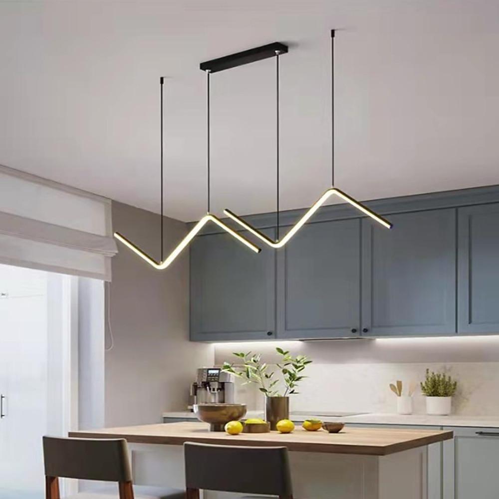 Zigzag Wave Dining Room Pendant Light Nordic Pendant Lighting