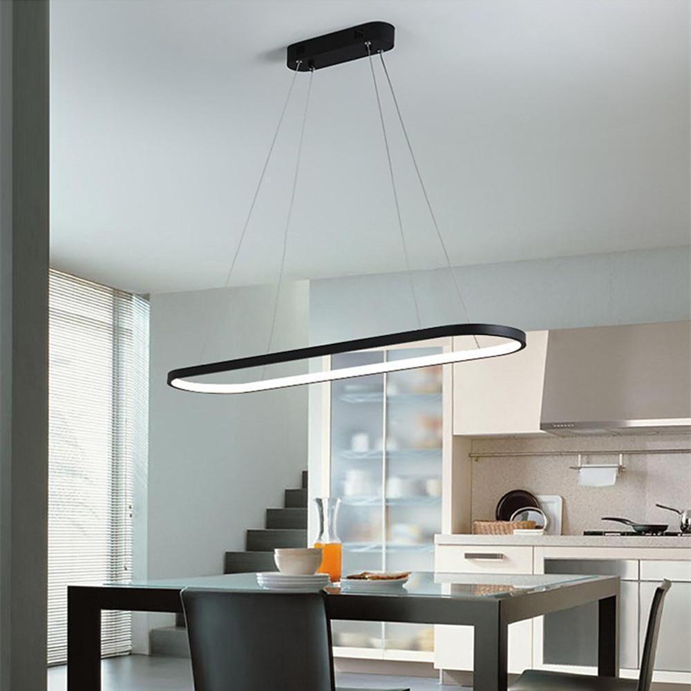 Rounded Rectangle Pendant Lights for Kitchen Acrylic Pendant Lighting