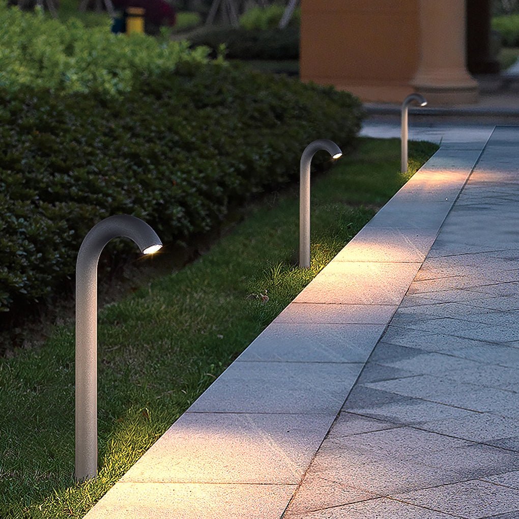 Unique Curved Design Waterproof Landscape Decorative Lighting for Villa Garden Park