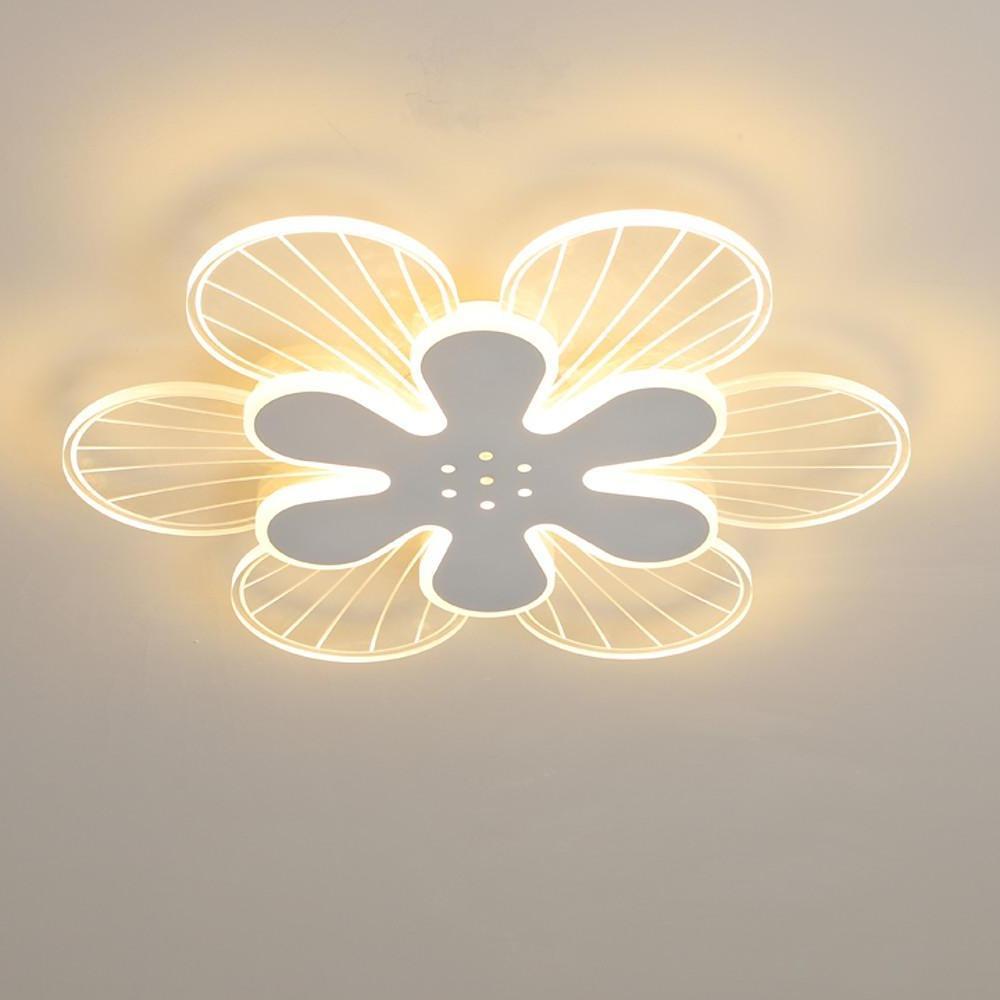 Novelty Stylish Flower LED Flush Mount Ceiling Light for Bedroom