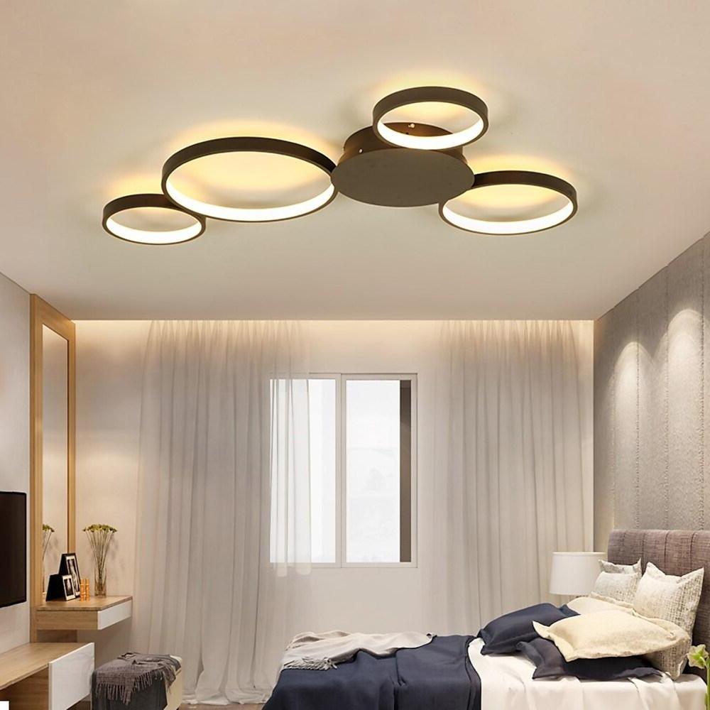 Multi Circle Flush Mount Ceiling Light Modern LED Light