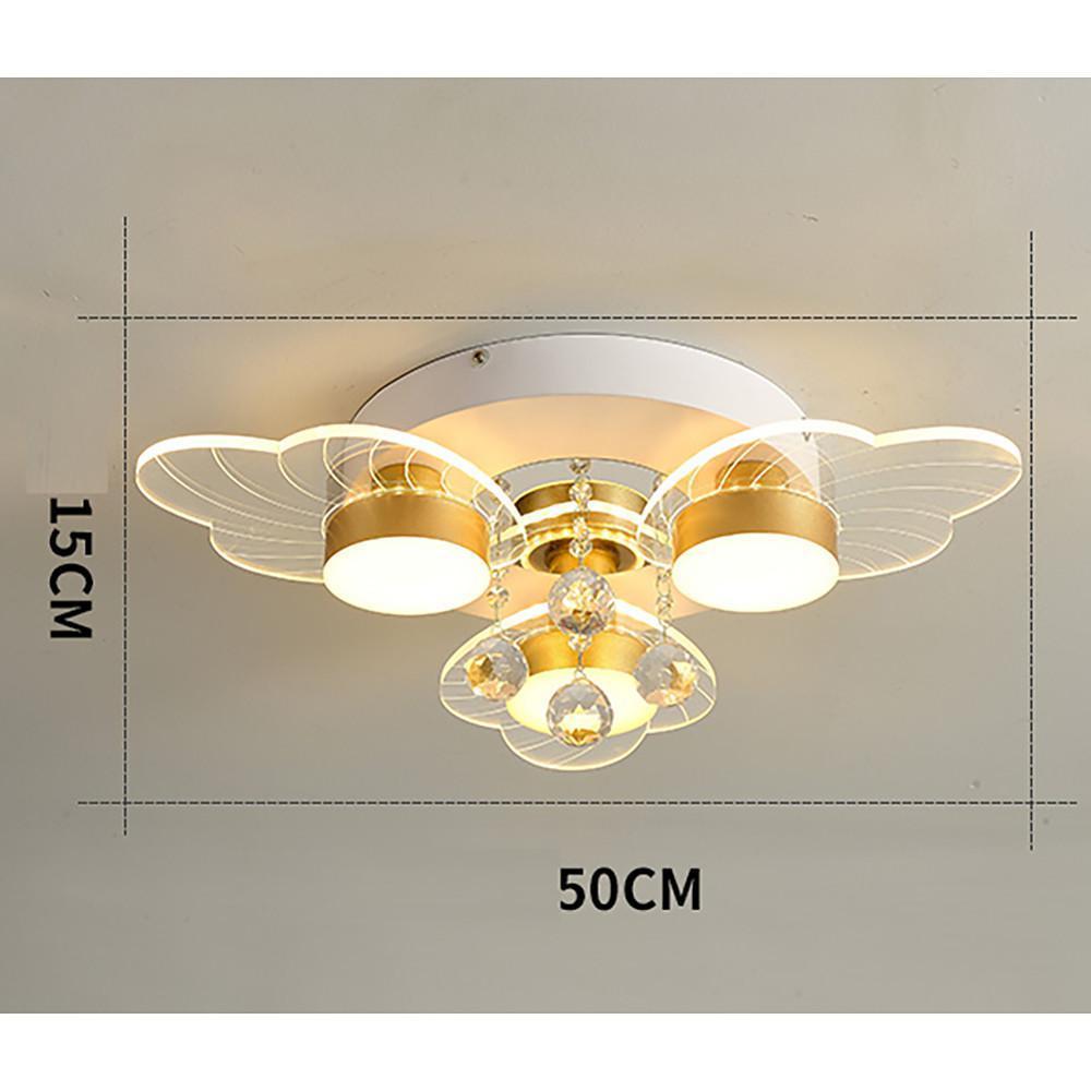 8-light Flower Design LED Nordic Ceiling Lights Flush Mount Lighting