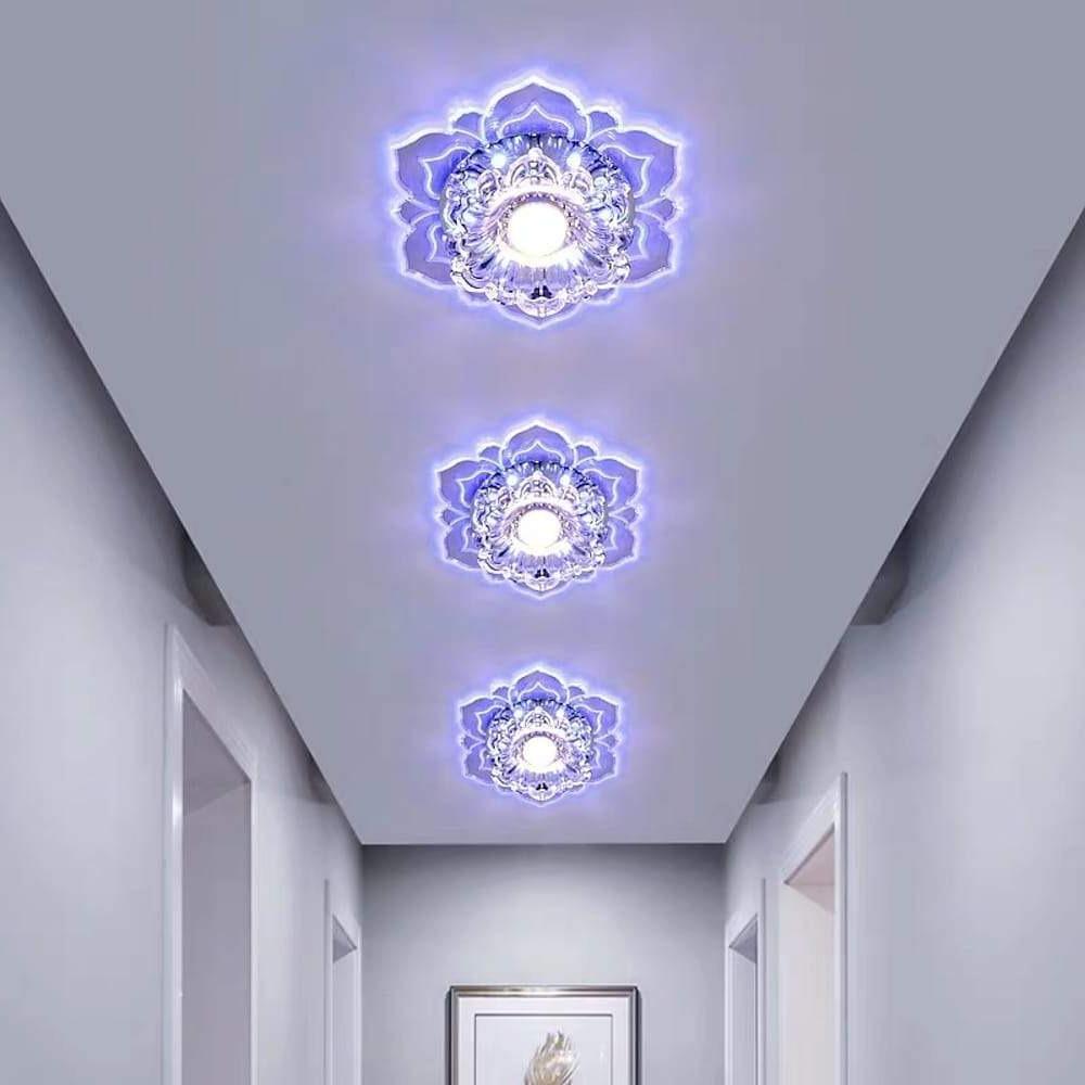 Floral Ornate LED Flush Mount Ceiling Light for Baby Kids