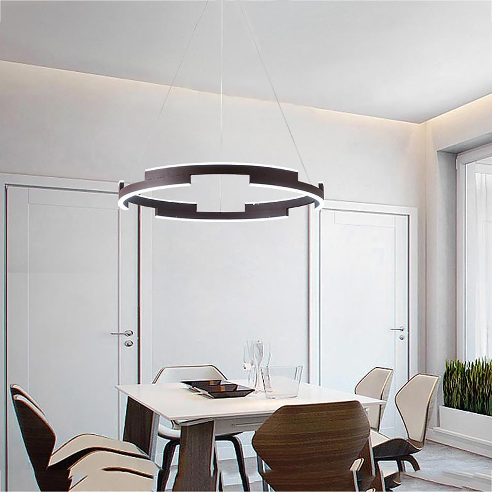 Modern Geometrical Circle Chandelier Pendant Light for Bedroom