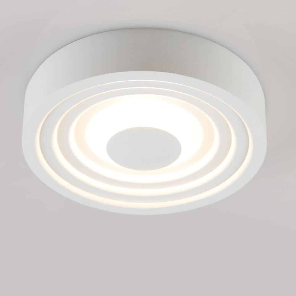 6" Multiple Circles Flush Mount Ceiling Light Geometric LED Light