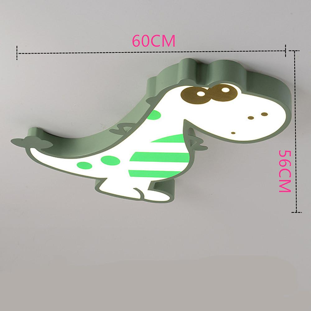 Cartoon Dinosaur Design LED Dimmable Nordic Flush Mount Ceiling Lights