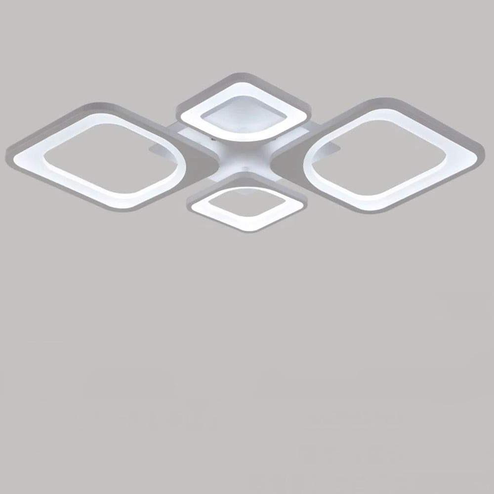 Rectangular Metal LED White Modern Ceiling Lights Flush Mount Lighting