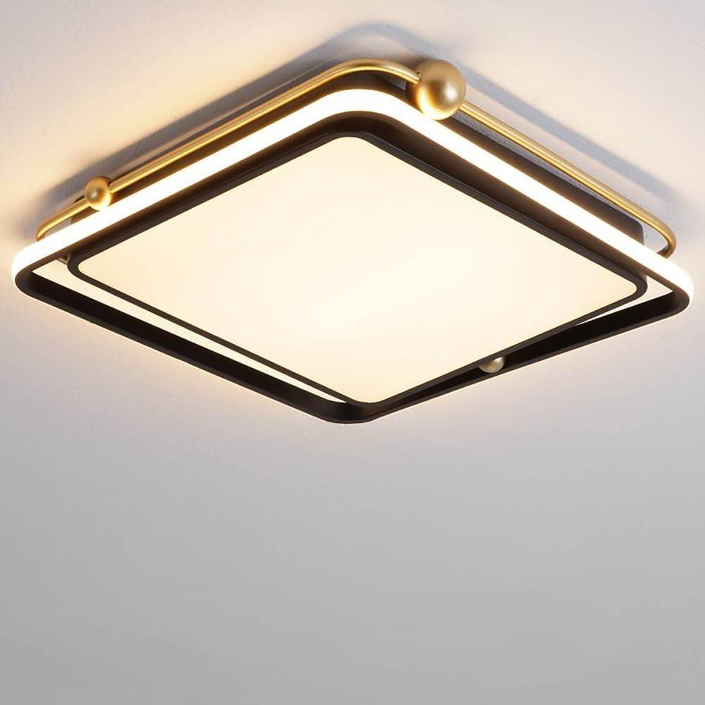 Squares Artistic LED Flush Mount Ceiling Light for Bedroom