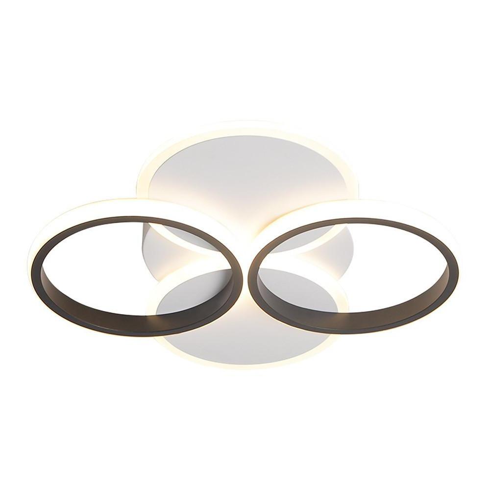 4 Circle Modern Flush Mount Lights Geometrical LED Ceiling Lights