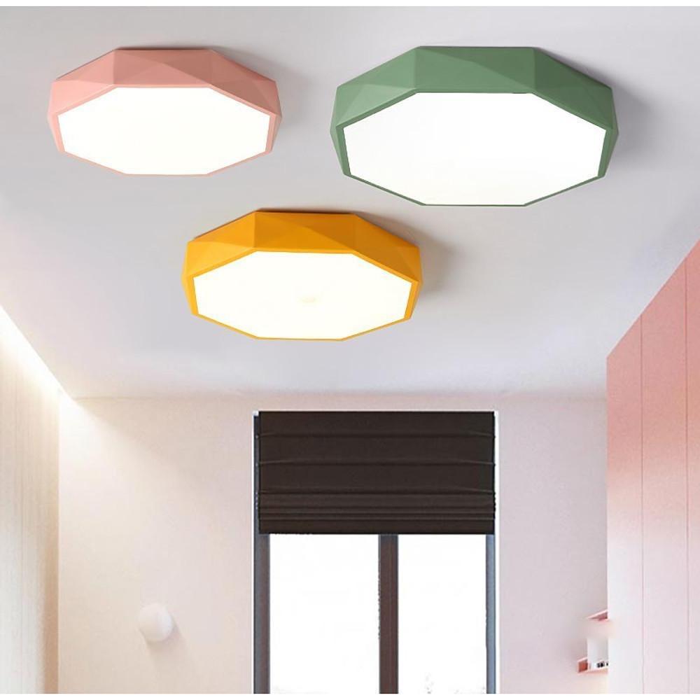 Octagonal Bedroom LED Flush Mount Ceiling Light for Baby Kids