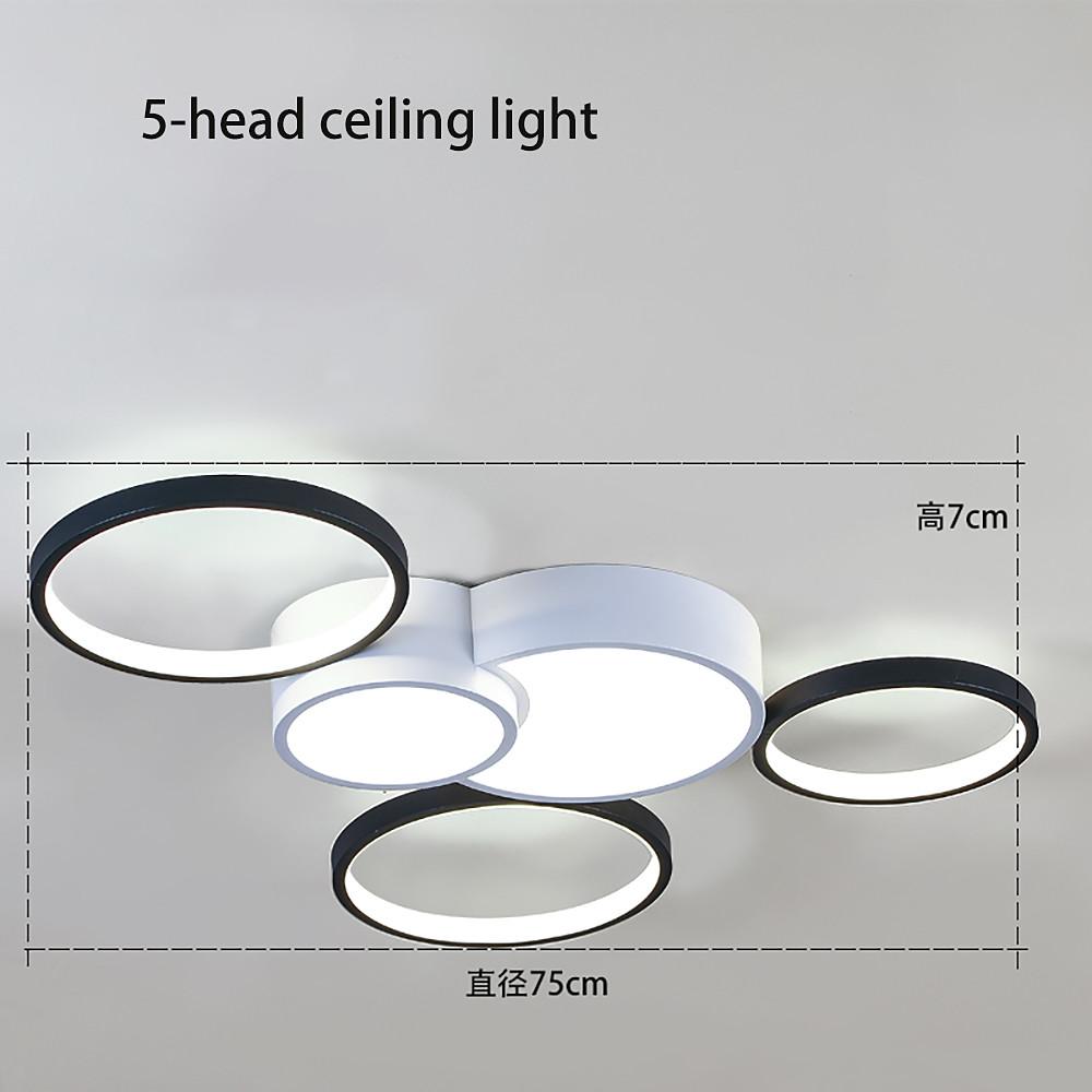 Multiple Circles LED Nordic Ceiling Lights Flush Mount Lighting