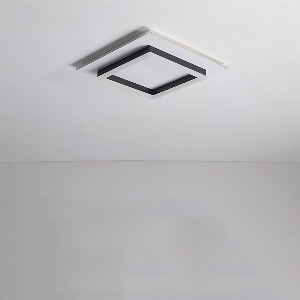 Two Square Shaped Modern LED Flush Mount Ceiling Light for Bedroom