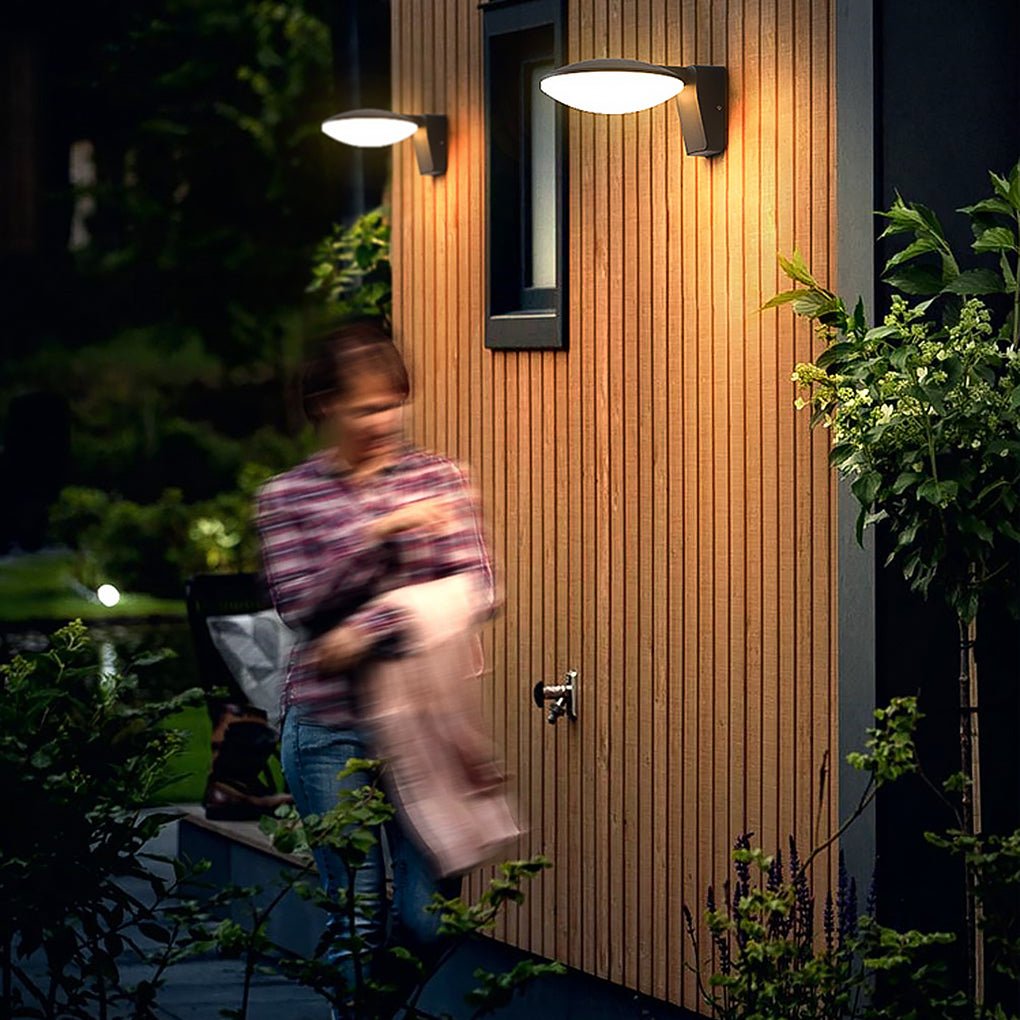 Waterproof Modern Simple Outdoor Solar LED Wall Light for Terrace Balcony