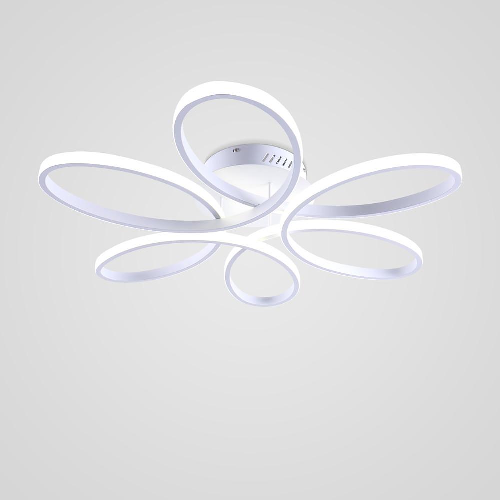 Flower Petal Dimmable LED Modern Ceiling Lights Flush Mount Lighting