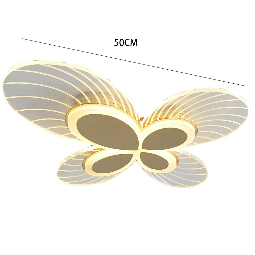 Butterflies Shaped Dimmable LED Nordic Flush Mount Lighting Ceiling Light