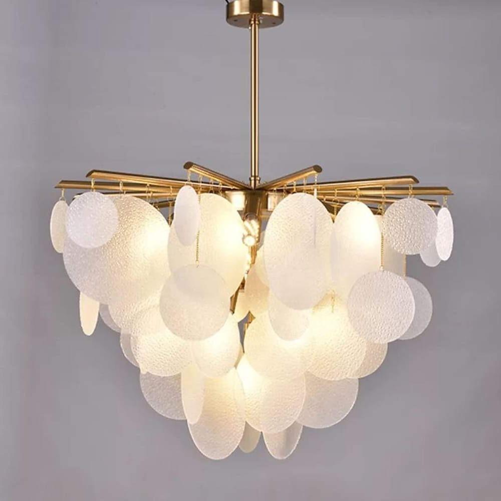 Candyfloss Modern LED Chandelier Light for Living Room with 6 Bulbs