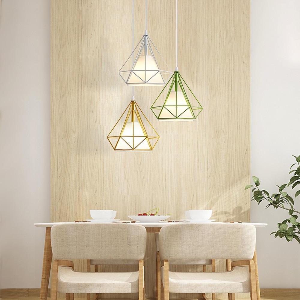 Geometric Metal LED Country Pendant Lights Kitchen Island Lighting