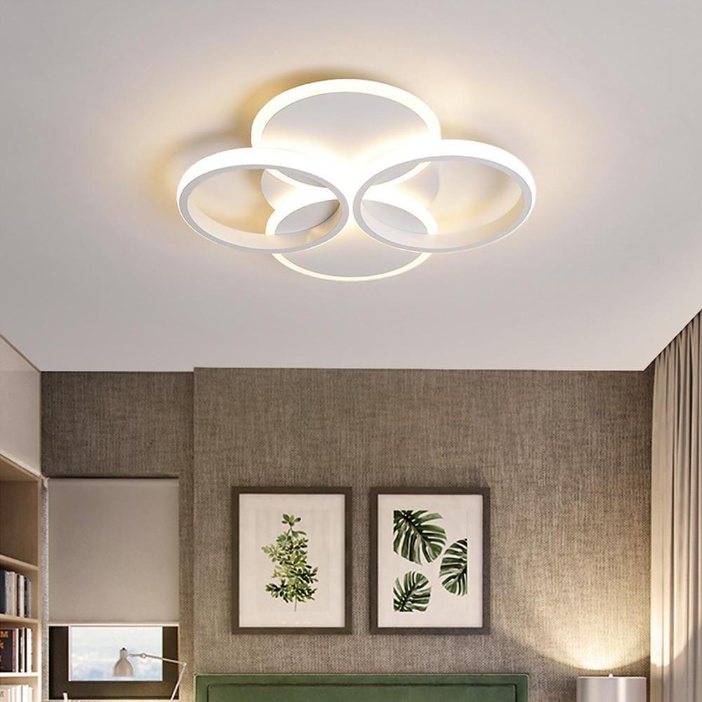 4 Circle Modern Flush Mount Lights Geometrical LED Ceiling Lights