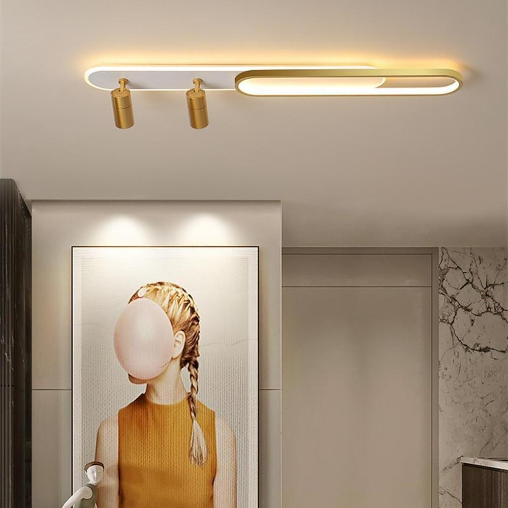 Spotlight Rectangles Metal Modernist Style Design Flush Mount Lighting LED Ceiling Light