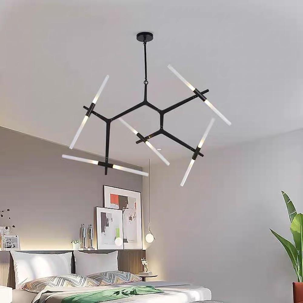 Industrial Sputnik Chandelier Modern Chandelier for Bedroom Living Room