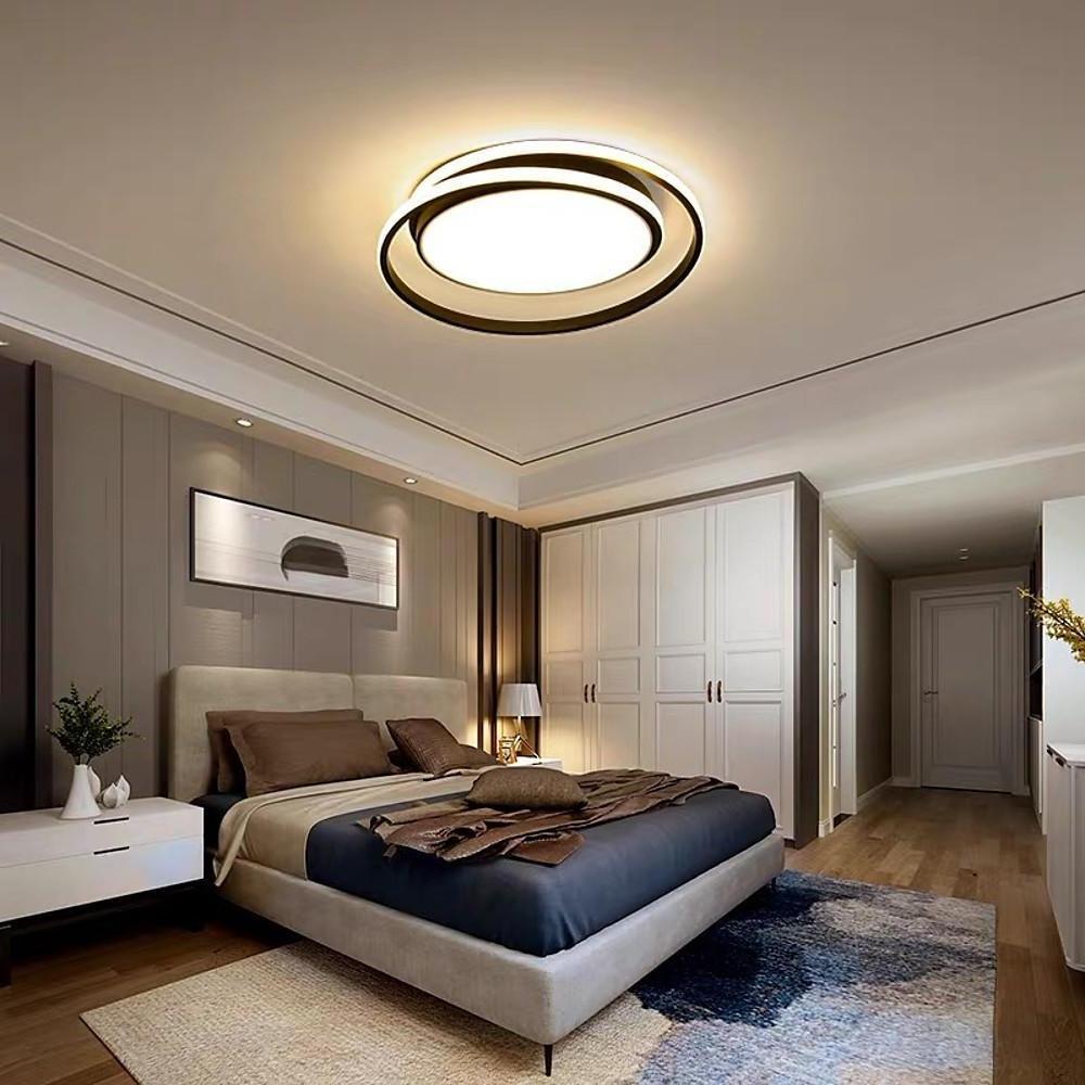 Creative Circular LED Modern Ceiling Lights Flush Mount Lighting