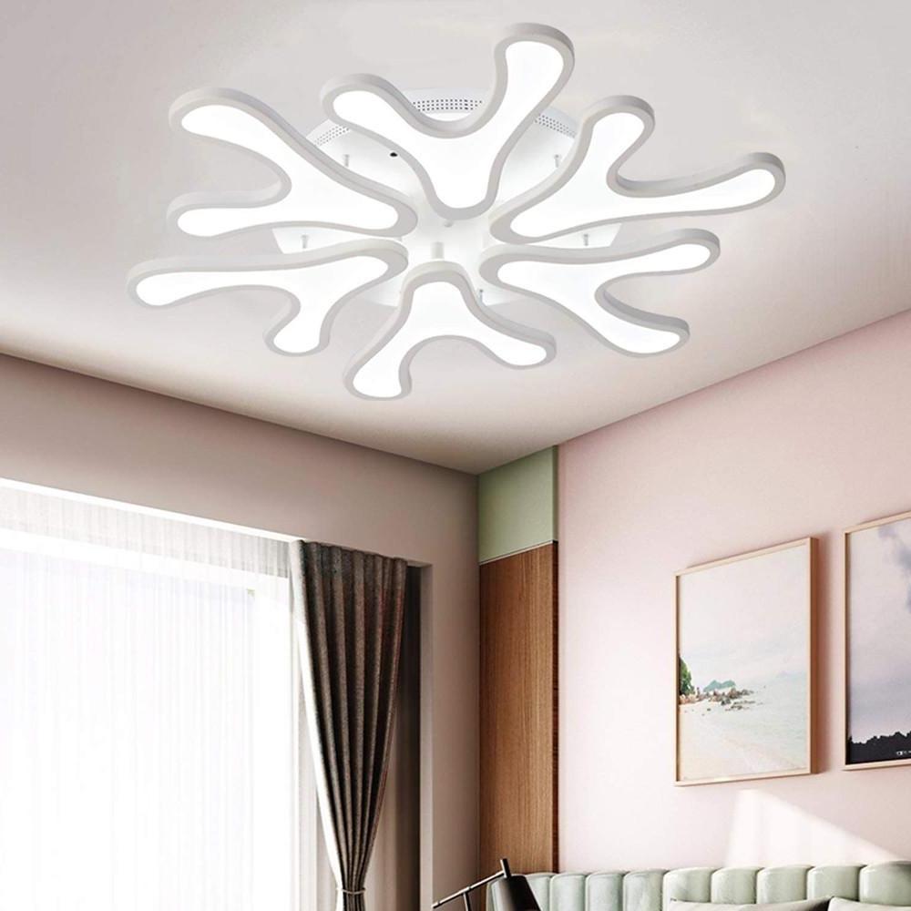 Creative Flower Dimmable LED Nordic Ceiling Lights Flush Mount Lighting