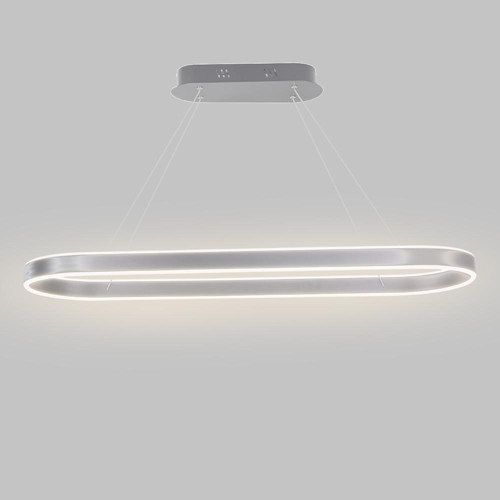 Rounded Rectangle LED Dimmable Modern Pendant Lighting Chandelier