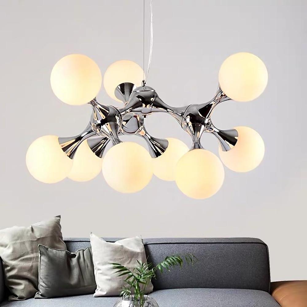 Modern Globe Sputnik Chandelier Bubble Chandelier 9 Bulbs