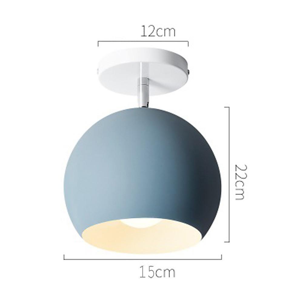 3 Overlapping Ovals LED Ceiling Light Flush Mount Metal Light