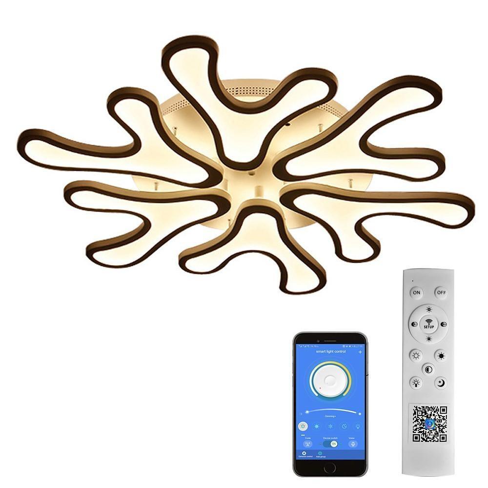 Creative Flower Dimmable LED Nordic Ceiling Lights Flush Mount Lighting