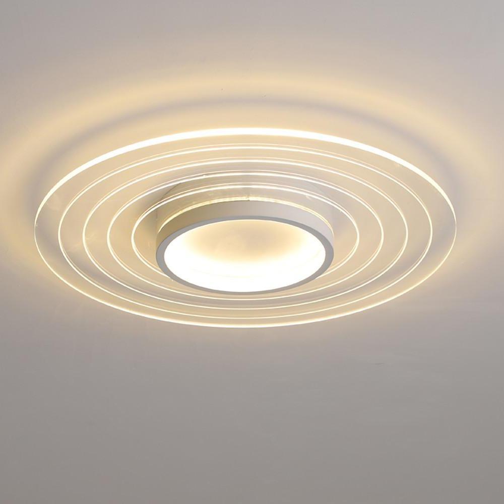 Multiple Circles Dimmable LED Modern Flush Mount Lighting Ceiling Lights