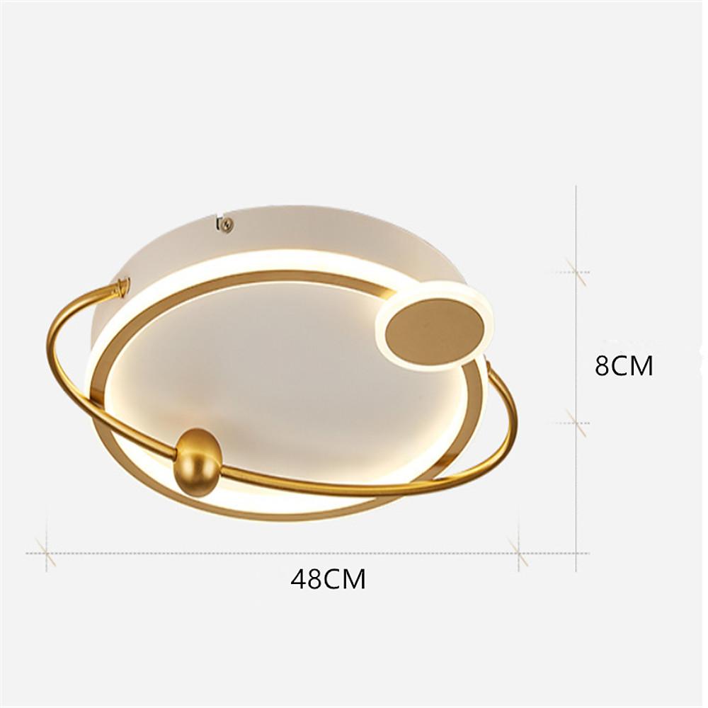 Oval Shaped Bedroom Flush Mount Lighting Unique LED Ceiling Lights