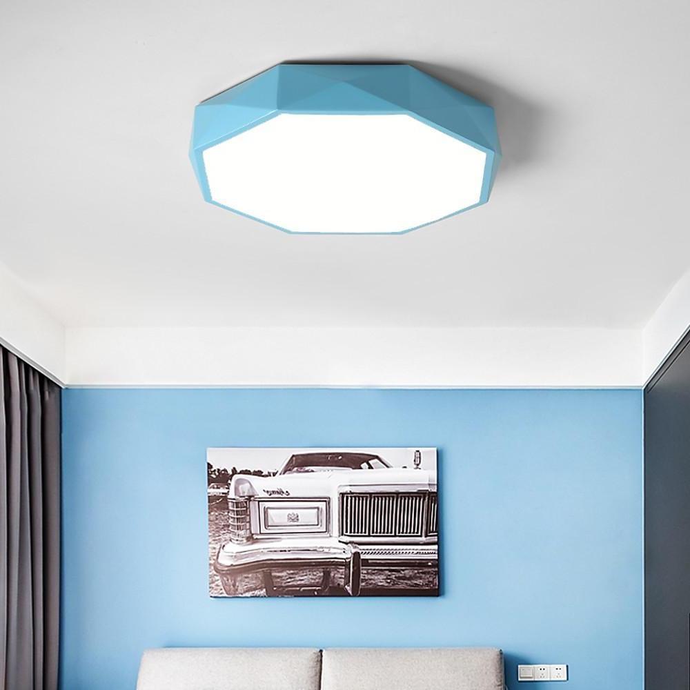 Octagonal Bedroom LED Flush Mount Ceiling Light for Baby Kids