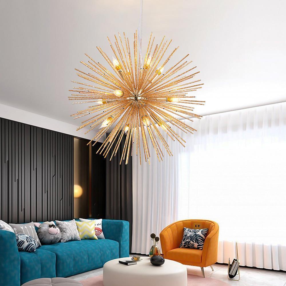 Unique Globe Design LED Electroplated Metal Modern Pendant Lighting