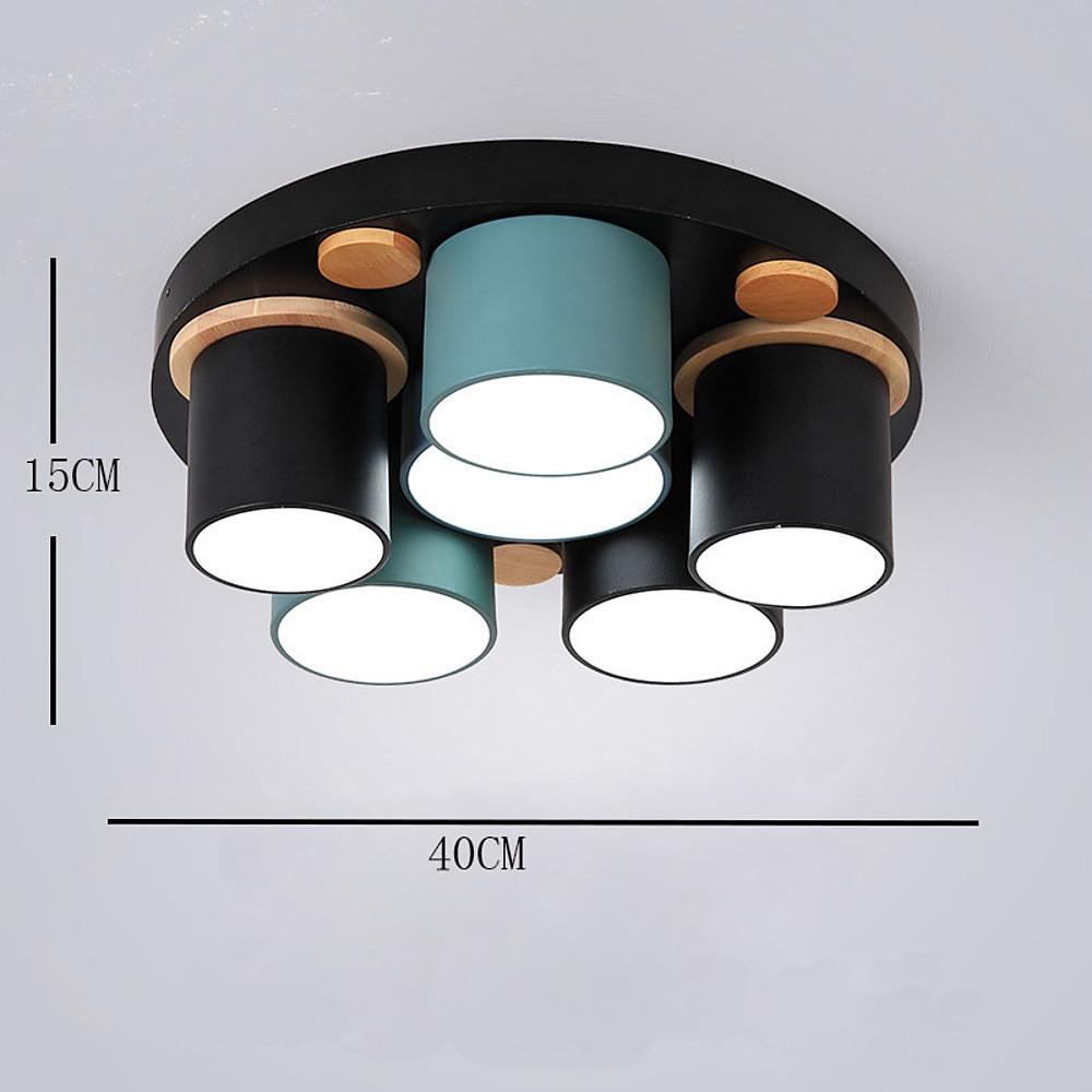 Rounded Cylindrical LED Modern Ceiling Lights Flush Mount Lighting