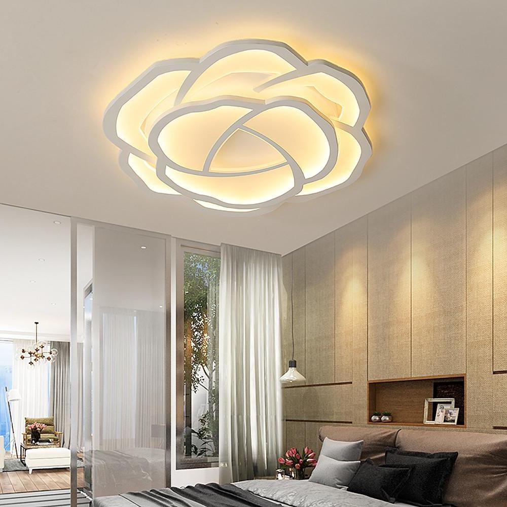 Flower Shapes Dimmable LED Modern Ceiling Lights Flush Mount Lighting