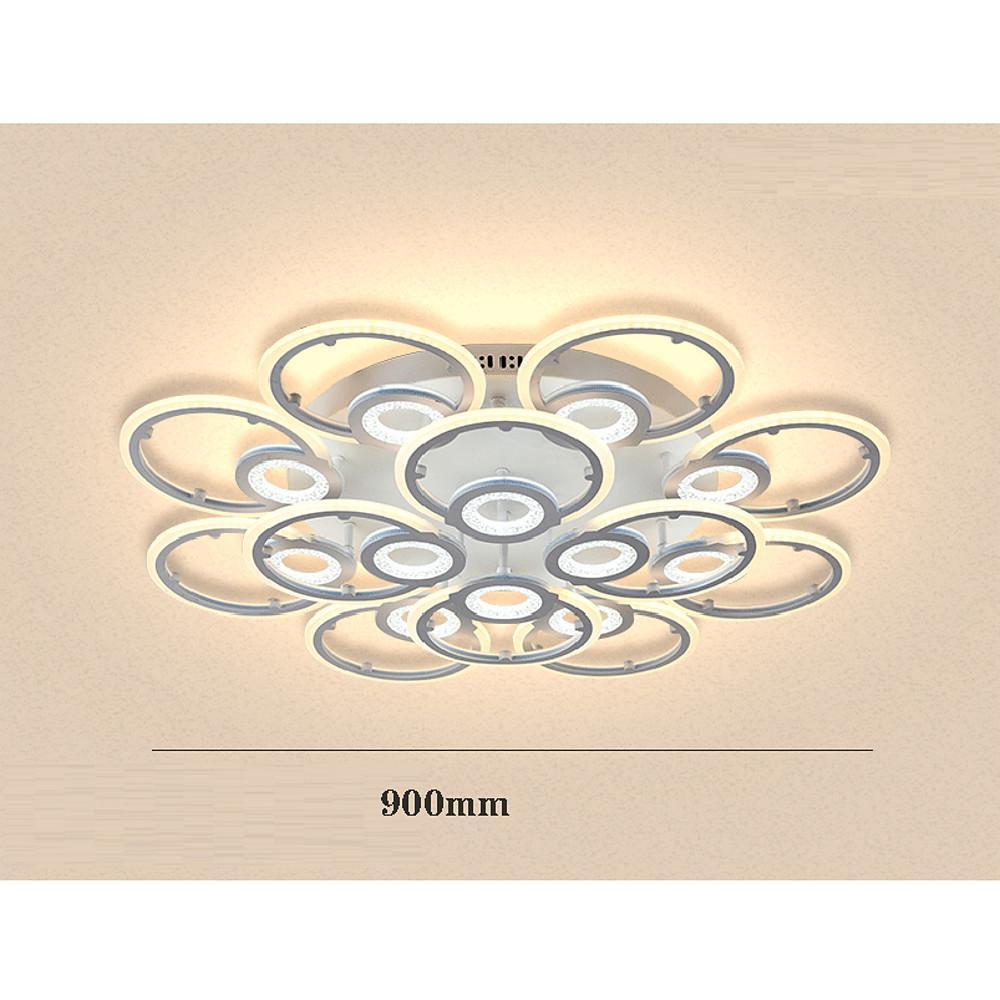 Ring Display Metal Geometric Style Design Flush Mount Lighting LED Bedroom Ceiling Lights