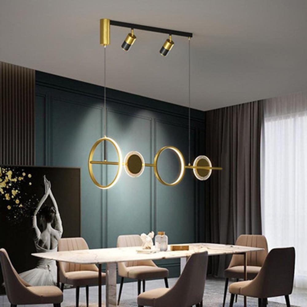 Artistic Circles Linear LED Modern Chandeliers Kitchen Pendant Lighting