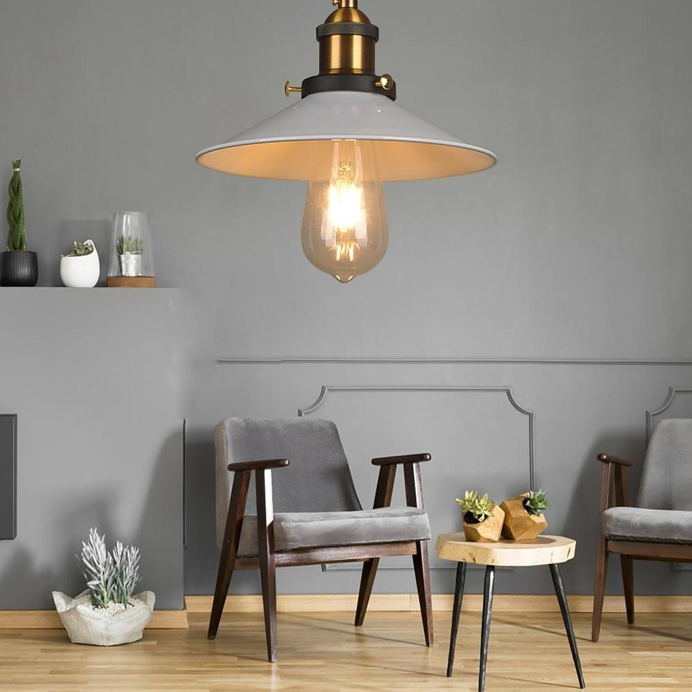 Adjustable Industrial Metal Stylish Cone-Shaped Pendant Lighting