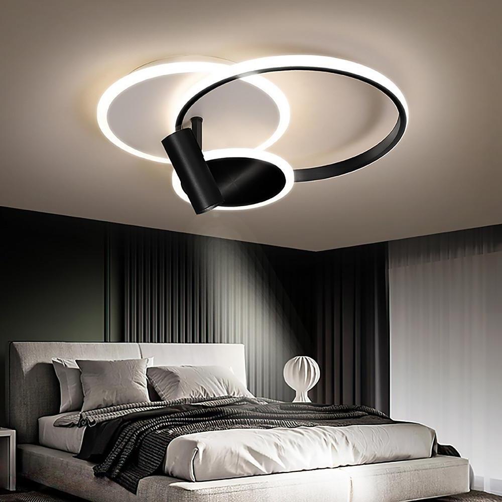 Circles Spotlights Modern LED Flush Mount Ceiling Light for Bedroom