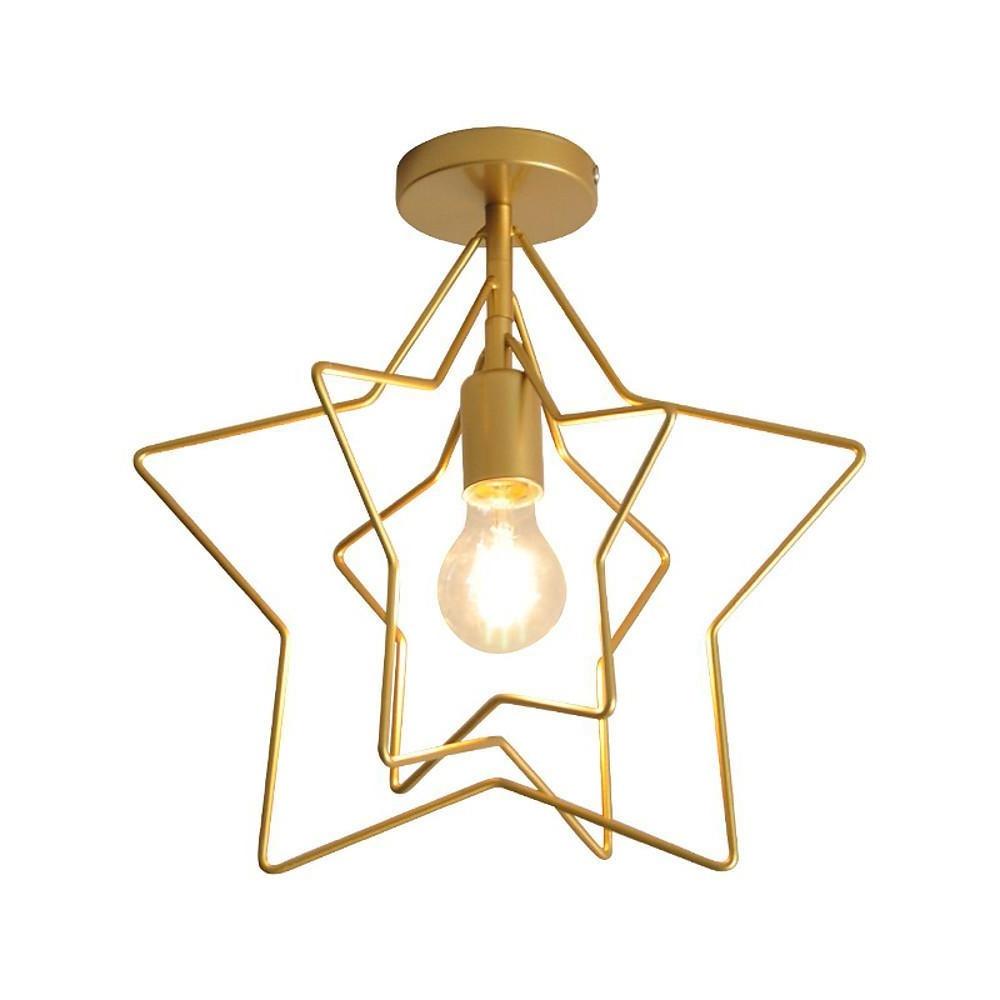 Multiple Metal Star LED Modern Pendant Lighting Hanging Ceiling Lights