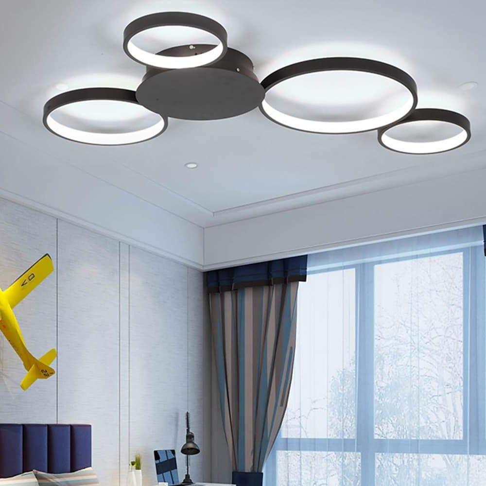 Multi Circle Flush Mount Ceiling Light Modern LED Light